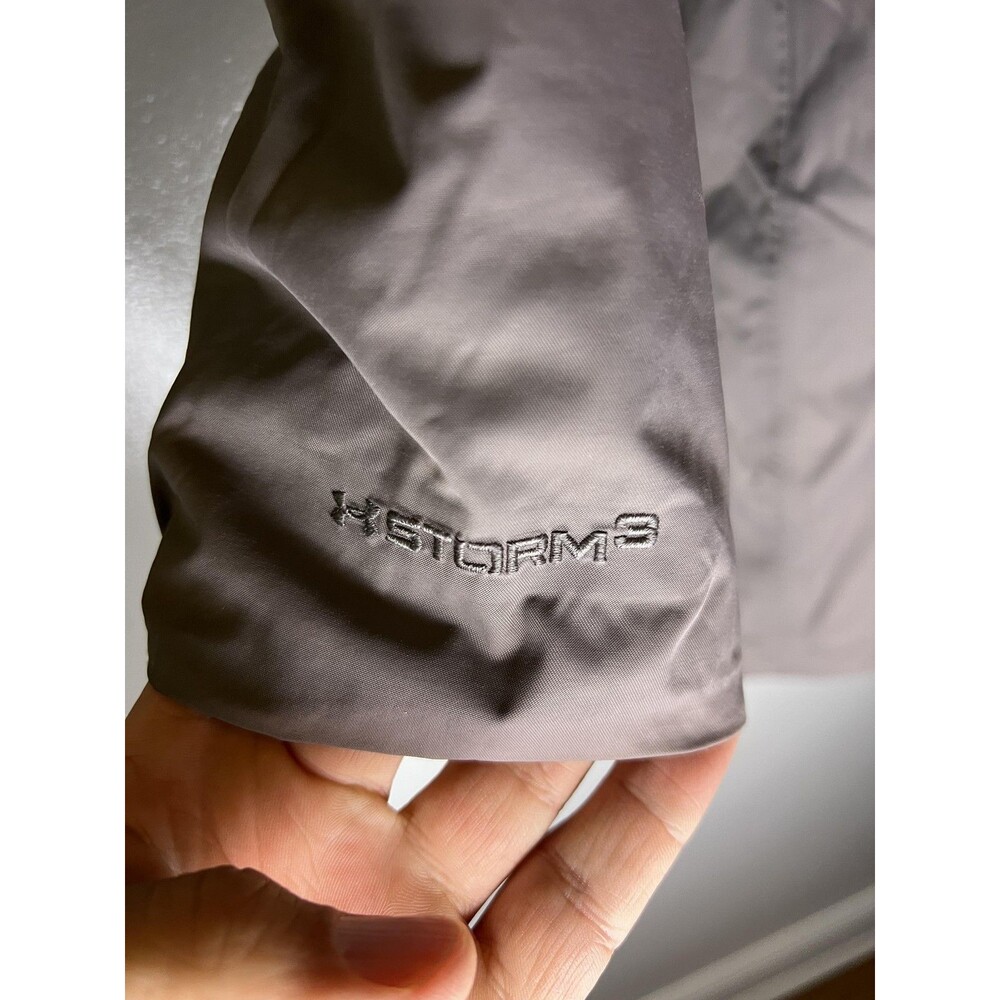 Under Armour Coat Womens Small Gray Hooded Parka Storm3 ColdGear Infrared - Picture 7 of 16